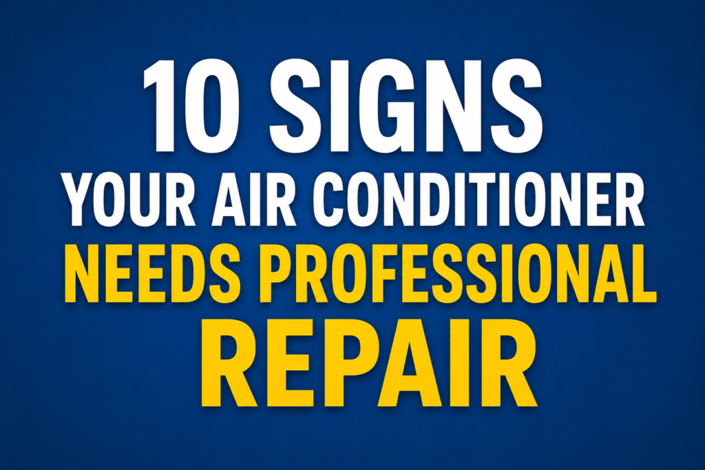 AC repair signs