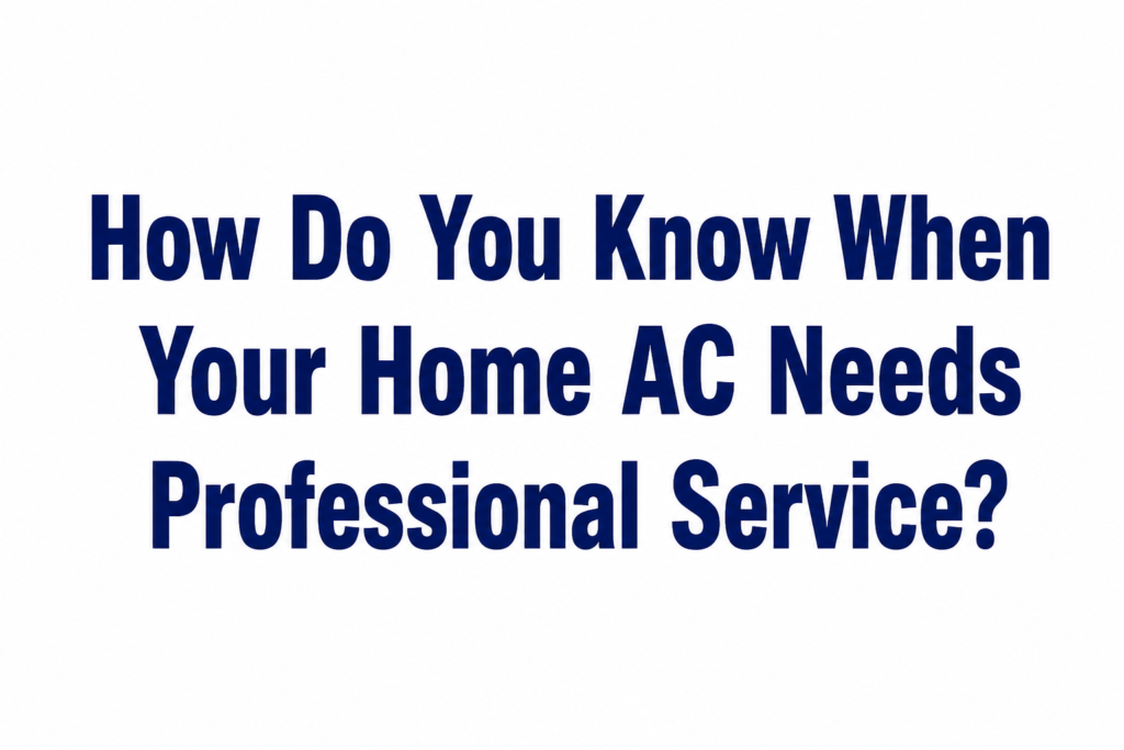 AC service signs
