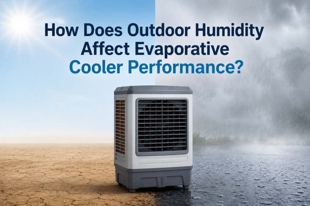 Evaporative cooler in humid weather