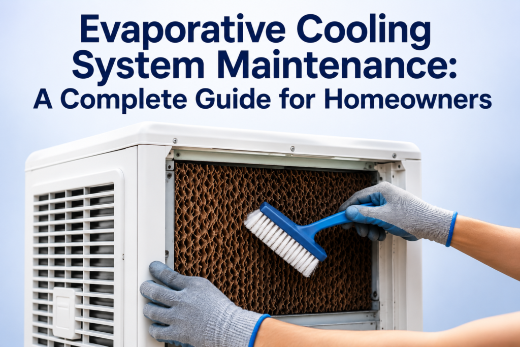 Evaporative cooling maintenance