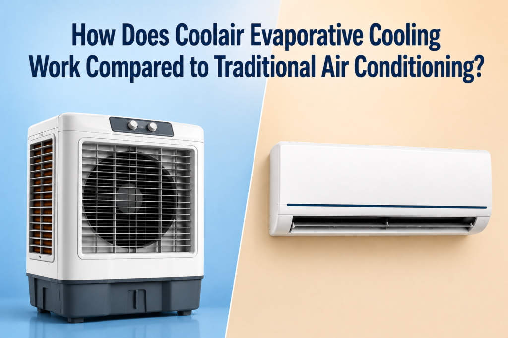 Evaporative cooling vs AC