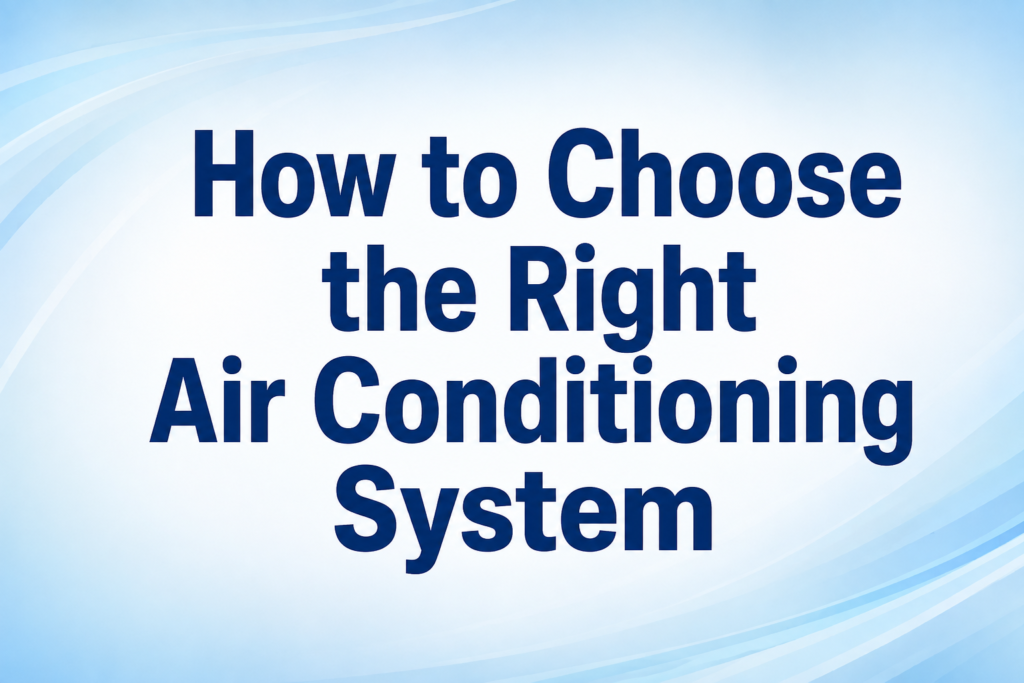 Right Air Conditioning System