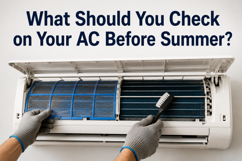 AC filter and coil inspection
