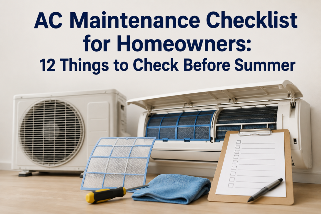 AC maintenance checklist