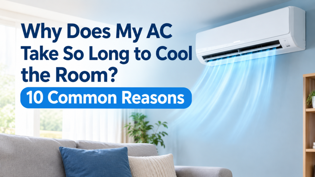 AC takes too long to cool the room