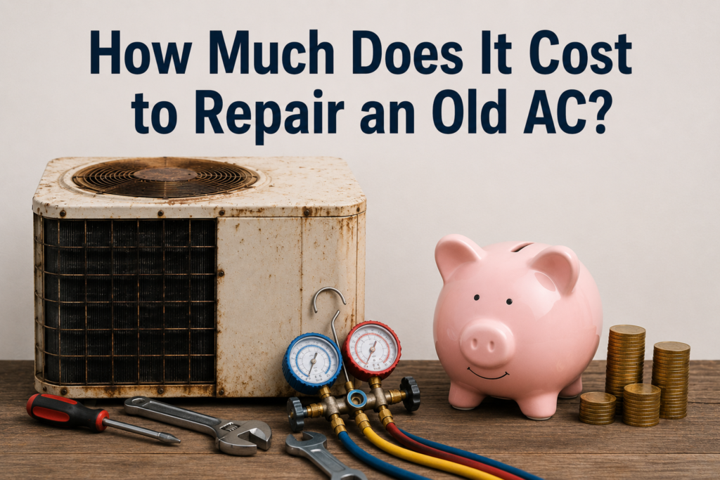 Old AC repair cost comparison
